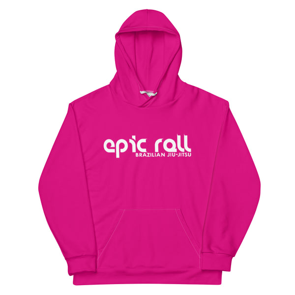 Epic Roll Hoodie (Classic Logo-Hot Pink)