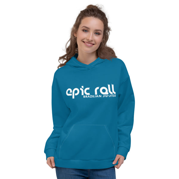 Epic Roll Hoodie (Classic Logo-Blue Wave)