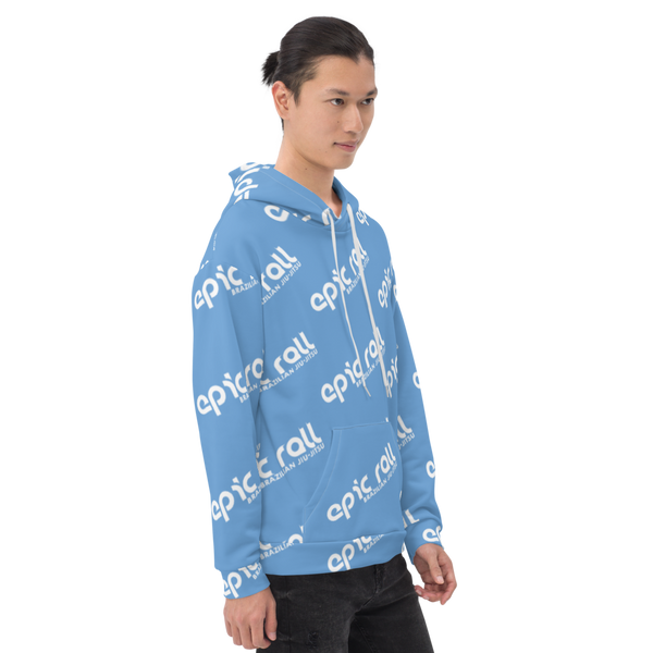 Epic Roll Hoodie (Classic Logo Baby Blue)