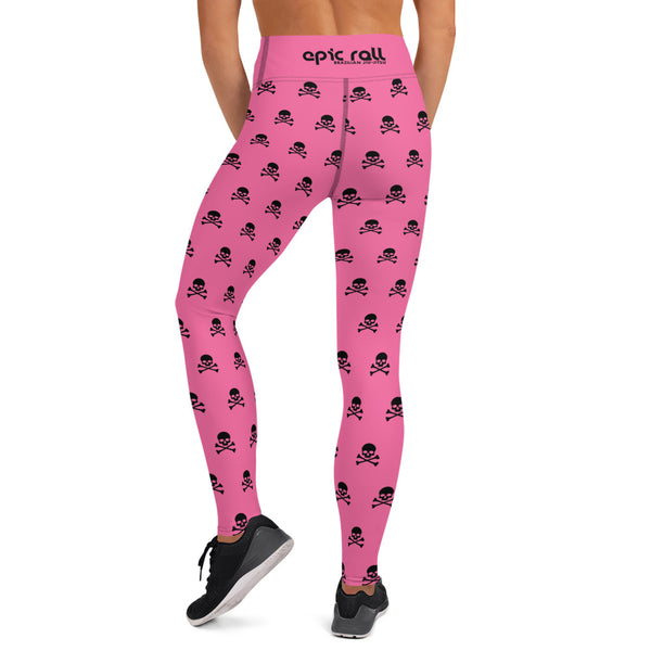 Women's Leggings (Pink Pirate)