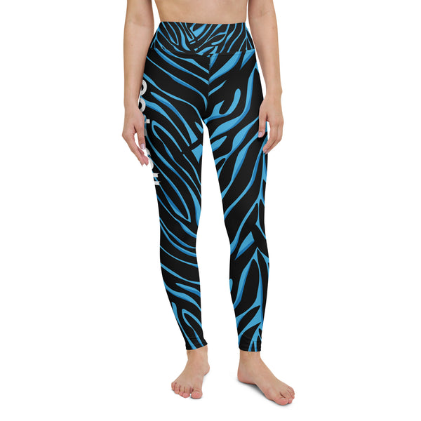 Women's Leggings (Blue Tiger)