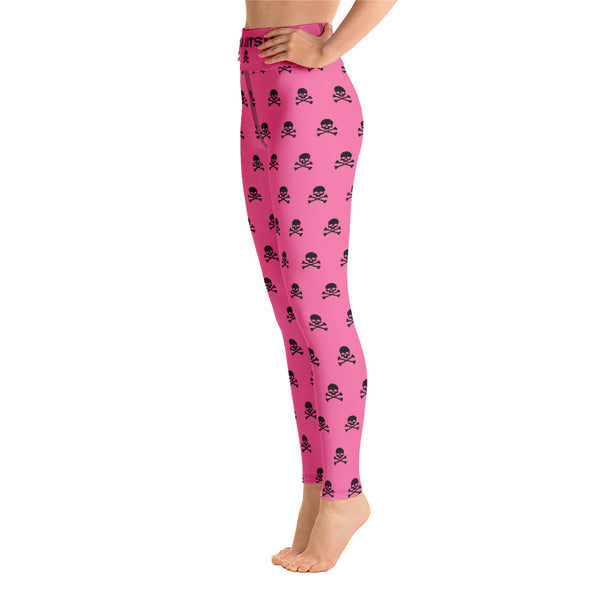 Women's Leggings (Pink Pirate)