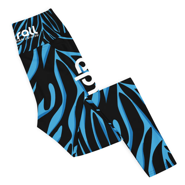 Women's Leggings (Blue Tiger)